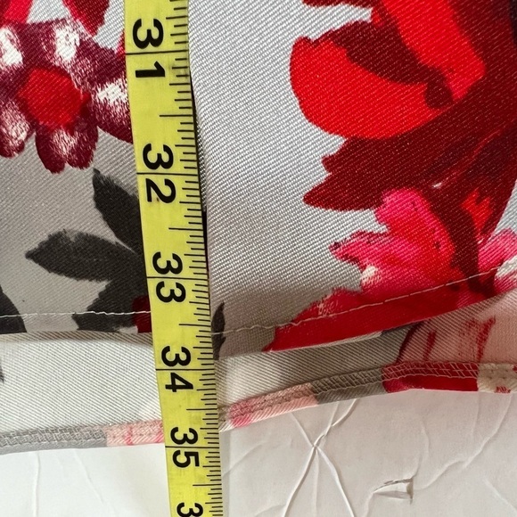 B. DARLIN Lace Bralette-Back Floral-Printed Satin Fit & Flare Dress Size 3 - Picture 13 of 14